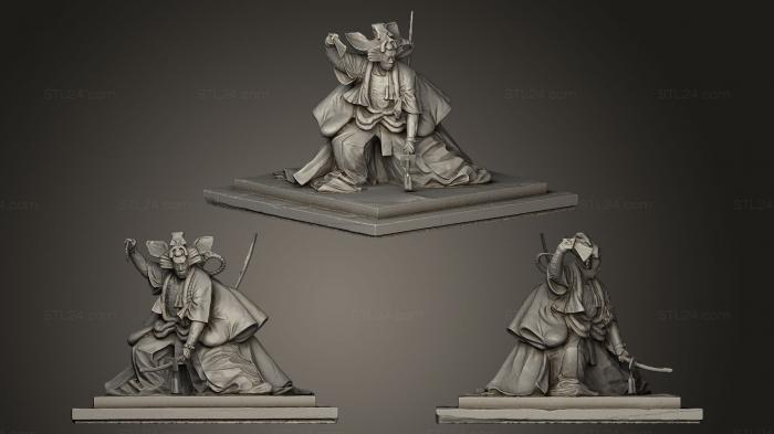 Статуэтки и статуи разные (Шибараку 2, STKR_0396) 3D модель для ЧПУ станка